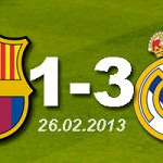 FC Barcelona 1 - 3 Real Madrid (26.02.2013)