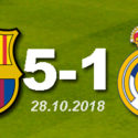 FC Barcelona 5 - 1 Real Madrid (28.10.2018)